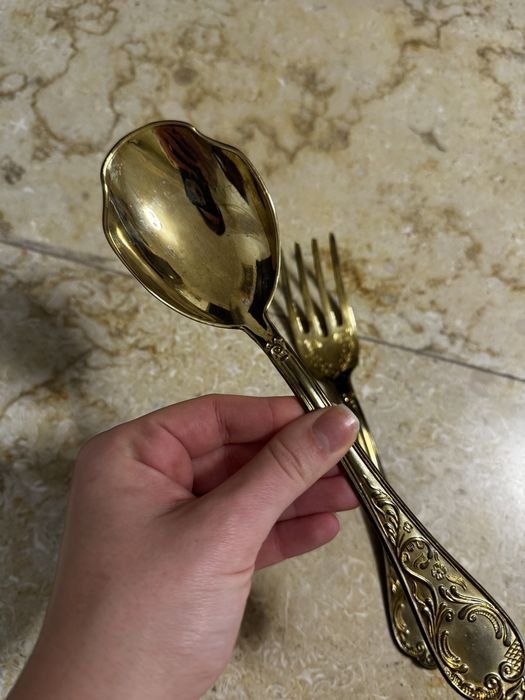 Lingura pentru salata si furculita pentru gratar
