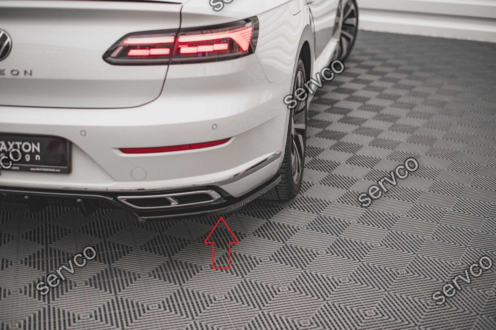 Pachet Set Splitter Exterior Prelungiri Body kit tuning Volkswagen Arteon R-Line Sedan / Shooting Brake Mk1 Facelift 2020-2024 v11 - Maxton Design