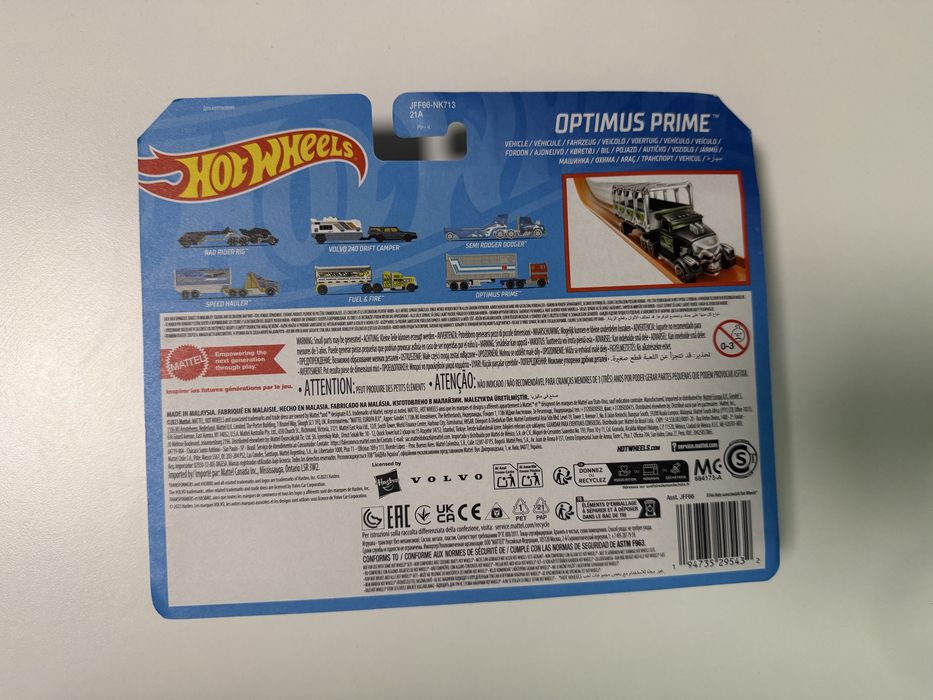 Hot wheels Optimus prime