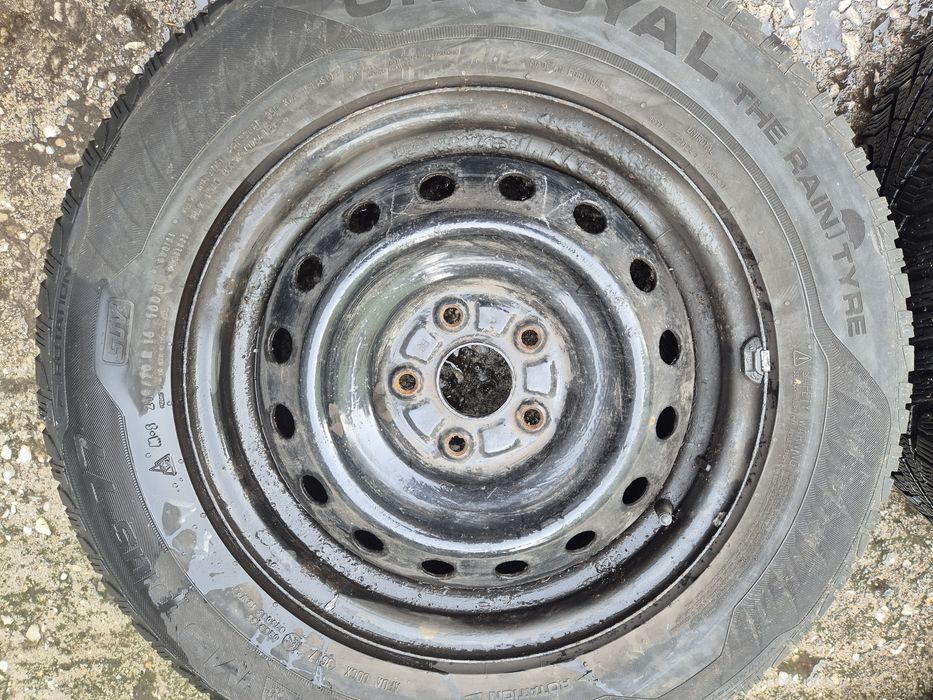 4бр стоманени джанти за Тойота Рав 4 / 6.5ж Х16/ ет 45/ 5Х 114.3/