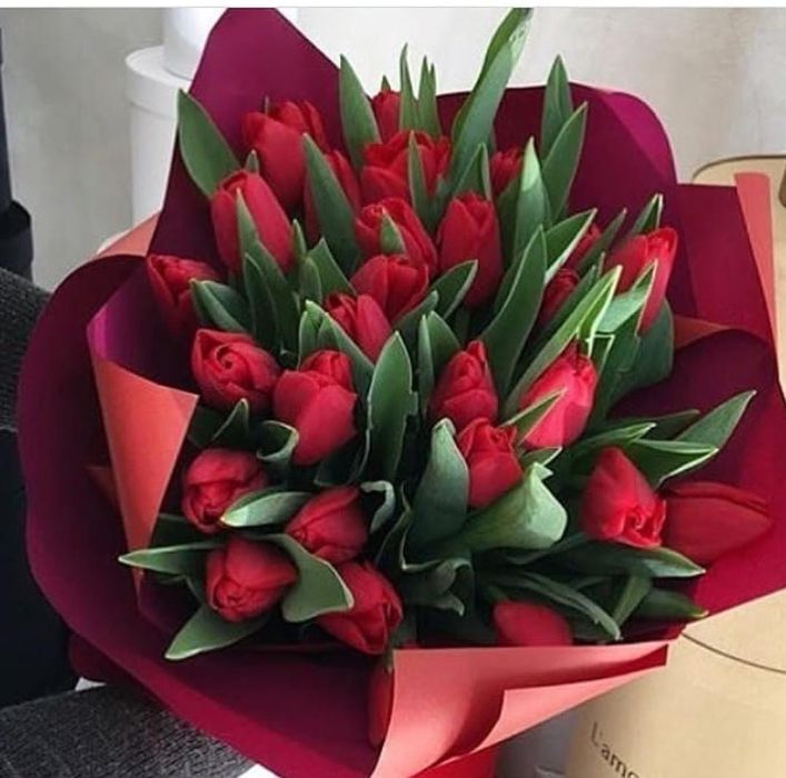 Тюльпан, пионы крупный, доставка бар, цветы оптом и розницу