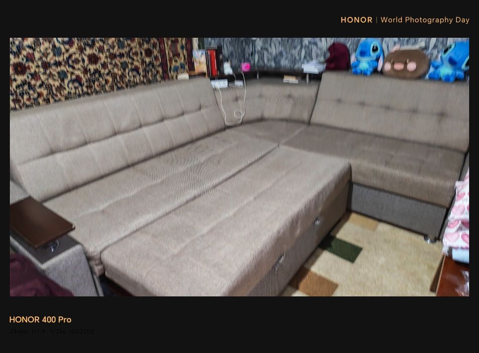 Мягкий диван уголок