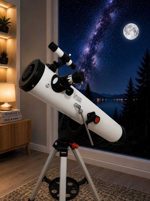 Astronomik teleskop F70076, 76 mm obyektiv kattalashtirish 875×