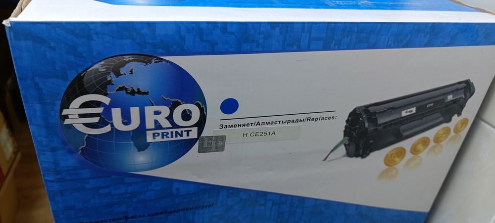 Картриджи ce250a, ce251a, ce252a, ce253a