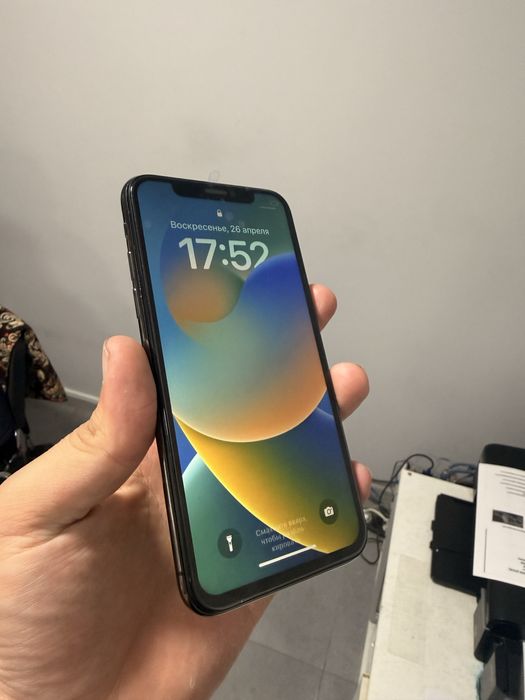 Iphone x black 128