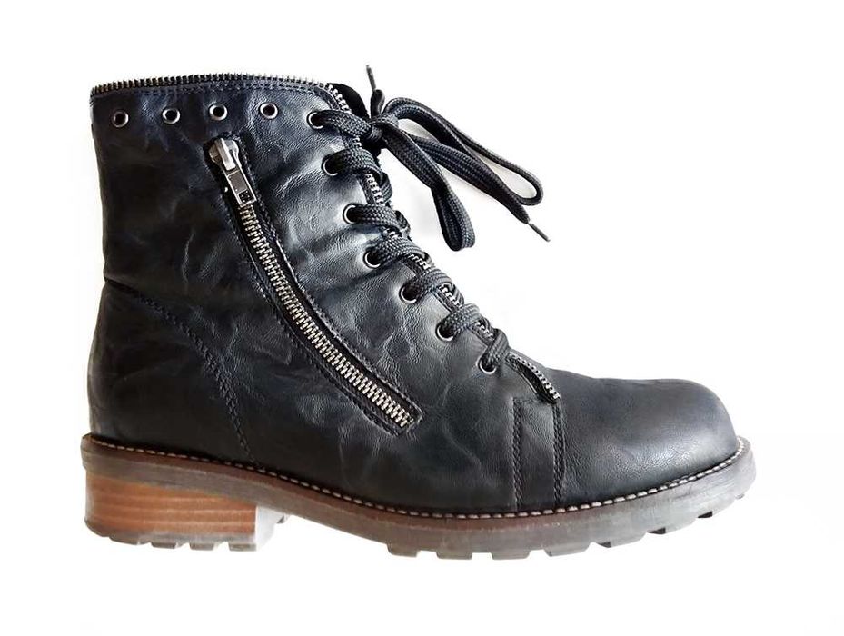 Ghete imblanite Rieker, de dama, din piele naturala, marimea 39