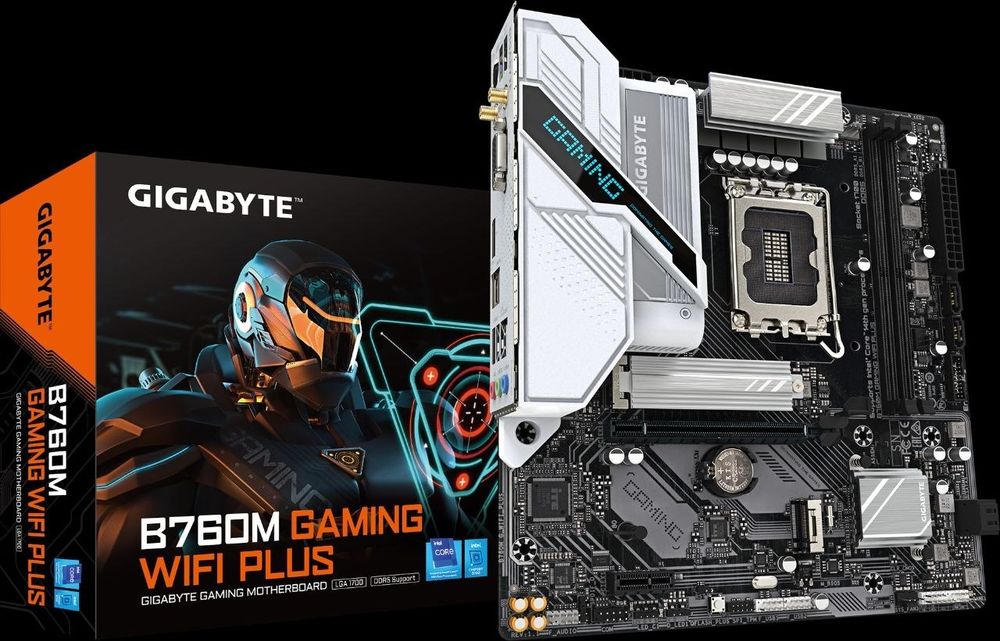 B760M Gaming plus wi fi фулл Комплект в идеале