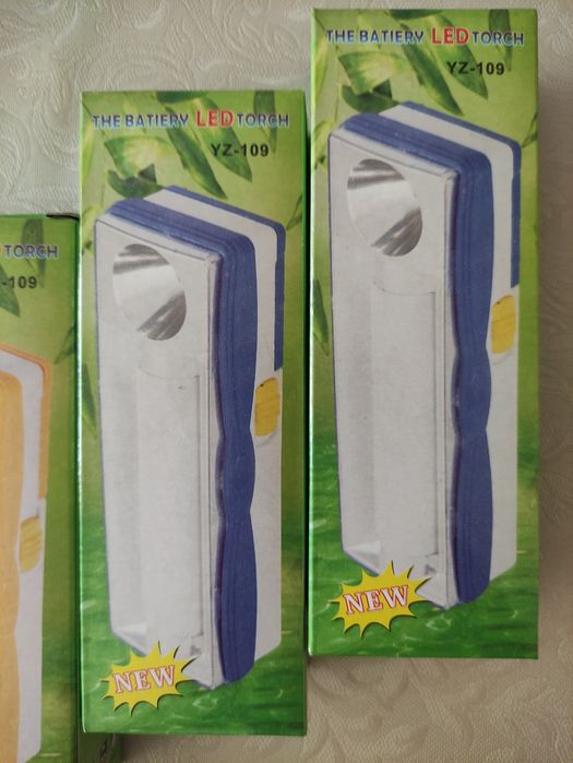 НОВИ лед фенери,сини и жълти