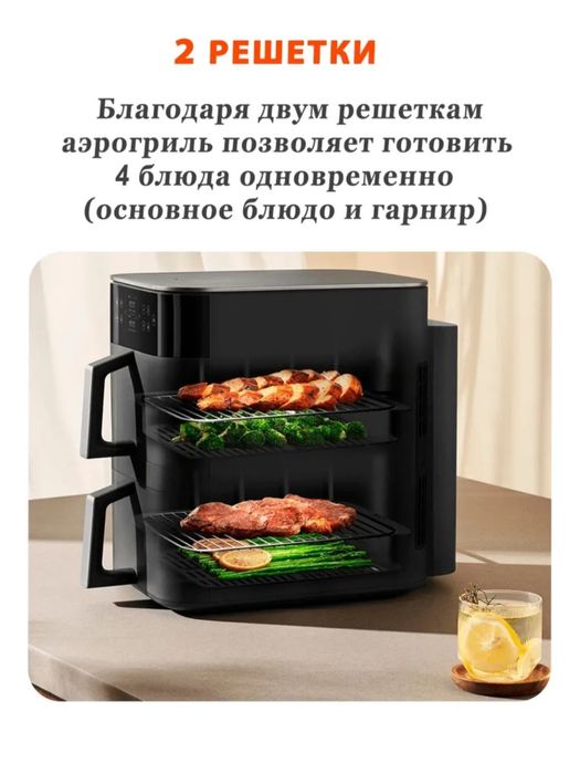 Aerogrill Xiaomi. 12 litr. Аэрогриль xiaomi 12 литр. Smart air fryer