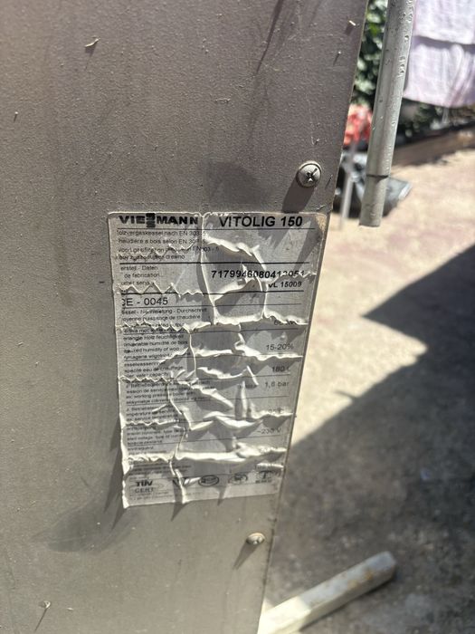 Vand centrala pe lemne viesman 150