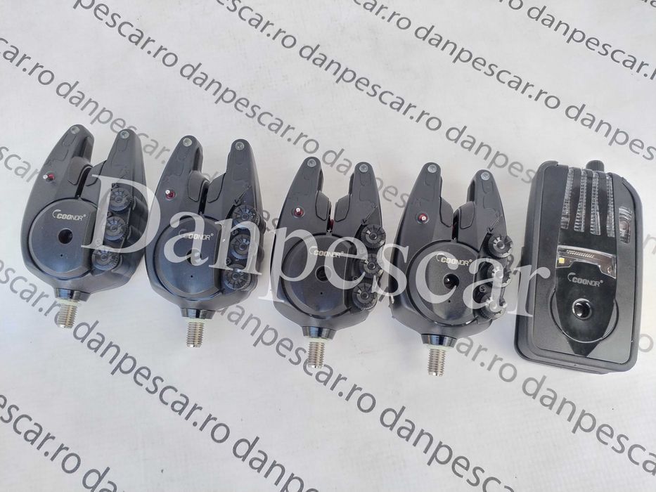 Set 4 Avertizori cu Statie COONOR 4+1 cu sunet POLIFONIC