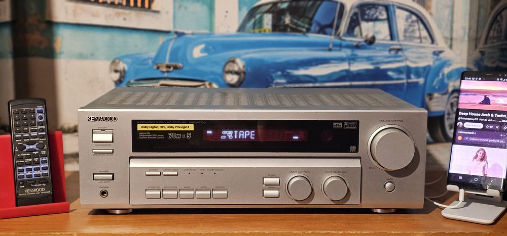 Kenwood KRF V 4070 D amplificator statie amplituner receiver pentru muzica sau filme