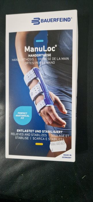 Orteză stabilizatoare MANULOC   pentru încheietura mâinii, Măr.2 titan