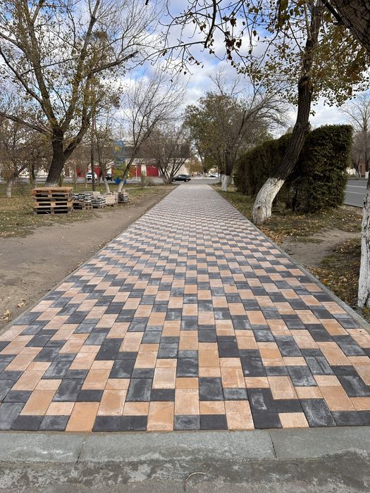 Укладка брусчатки