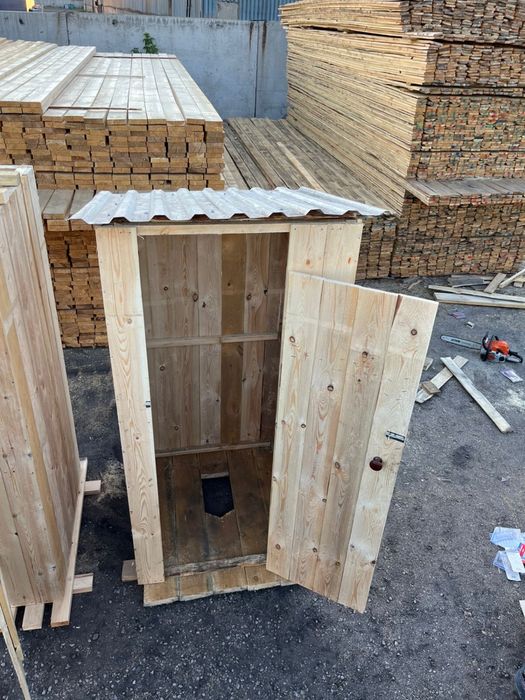 Туалет улечный деревянный