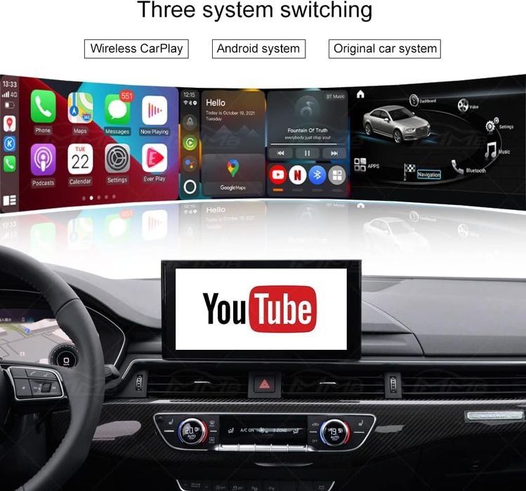 Wireless Android Auto box - din Carplay in Android auto