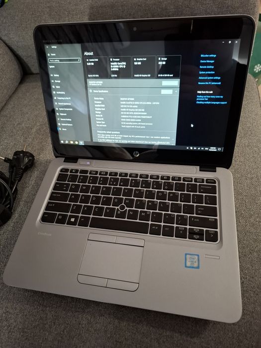 HP EliteBook 820 G3, i5-6300U, 8GB RAM, SSD M.2 256GB, Touchscreen