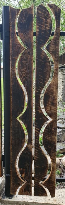 Scândură semiarsă ornată,diferite modele