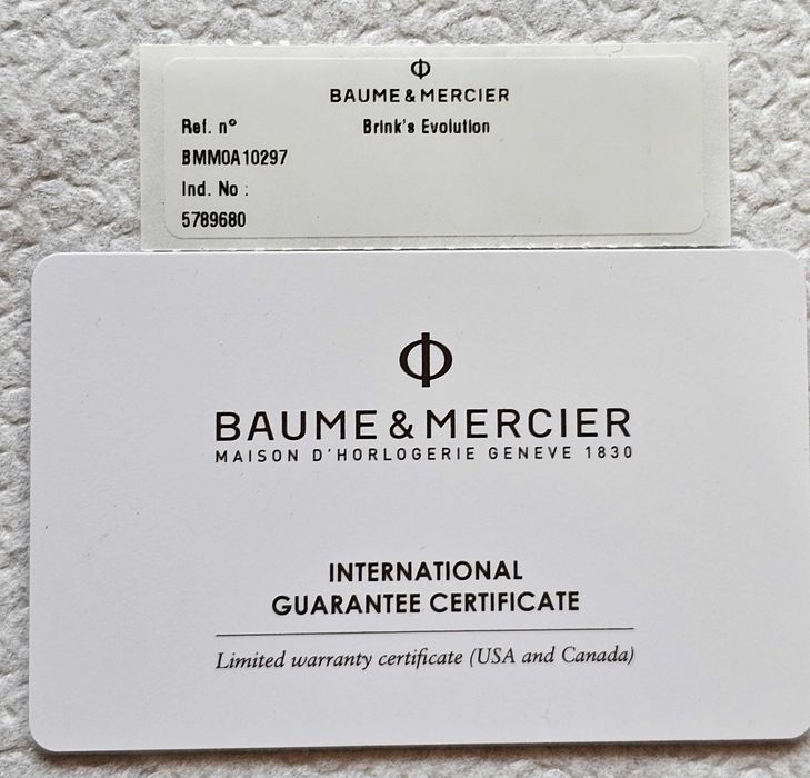 Швейцарски Часовник Baume&Mercier Brink's Evolution