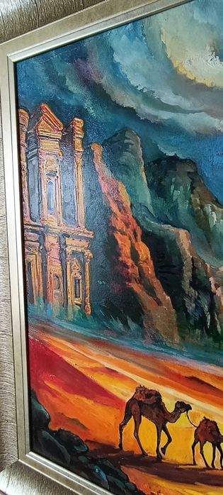 Прекрасна картина - масло, 133см/93см с  рамката