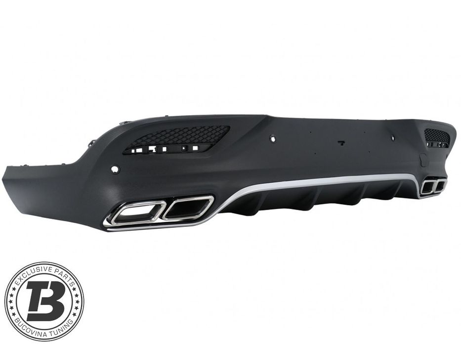 Difuzor Bara Spate cu Ornamente compatibil cu Mercedes GLE Coupe C292 AMG