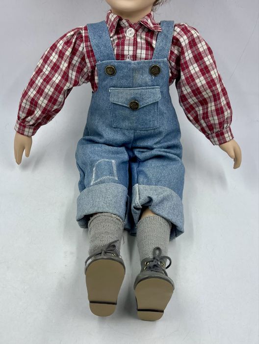 Огромна порцеланова кукла момче BAMBOLA 62 см колекционерска