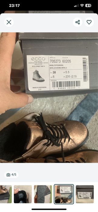 ботинки Еcco.  Новые!звонить на воцап