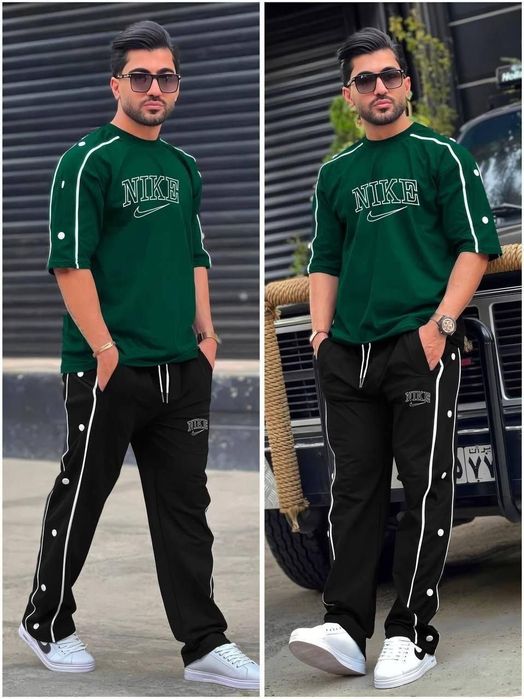 Trening 2 piese barbati tricou si pantaloni lungi