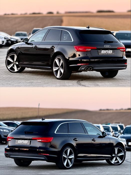 • Audi A4 B9 2017 • 2.0 Diesel 190 cp • Quattro / 3 x S-line • Parc Auto • RATE • Garanție •