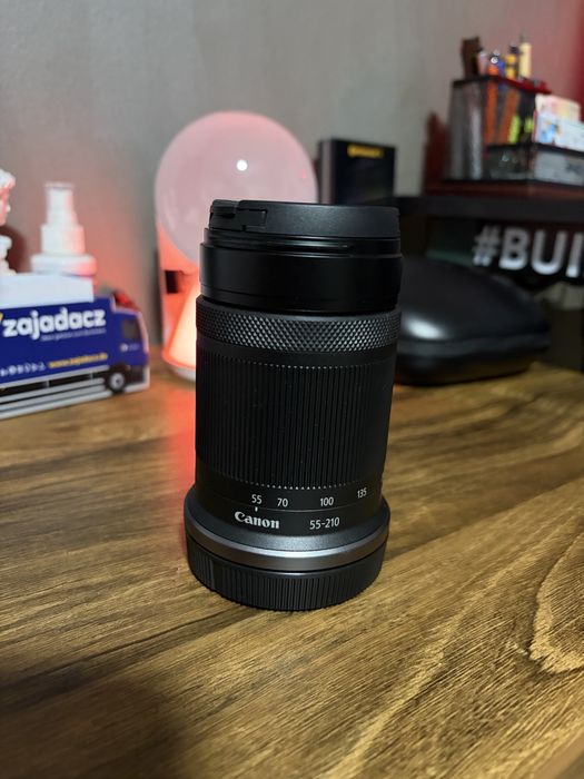 Obiectiv Canon RF 55-210mm nou + Parasolar