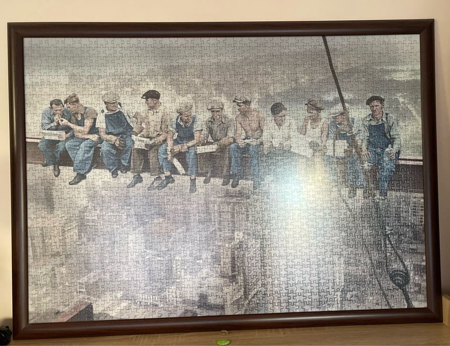 Голям рамкиран пъзел 90/65 “Закуска в Ню Йорк” 1500 части