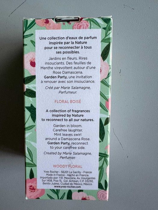 Apa de parfum EDP Garden Party Yves Rocher 100 ml nou sigilat
