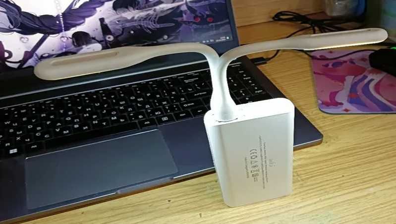 Гибкий LED USB светильник 16,5 см.