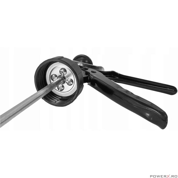 Pistol pentru silicon, acril, 600ml, manual, Verke