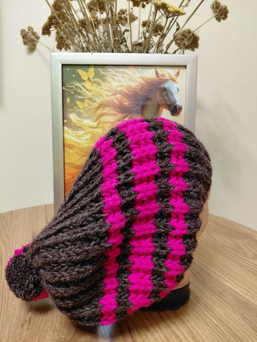 Вязаный берет. Лёгкий, теплый и аккуратный.