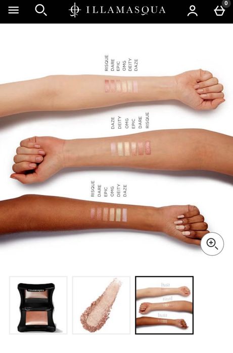 Illamasqua пудра хайлайтър нова DARE