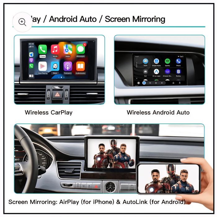 Carplay si android auto Audi