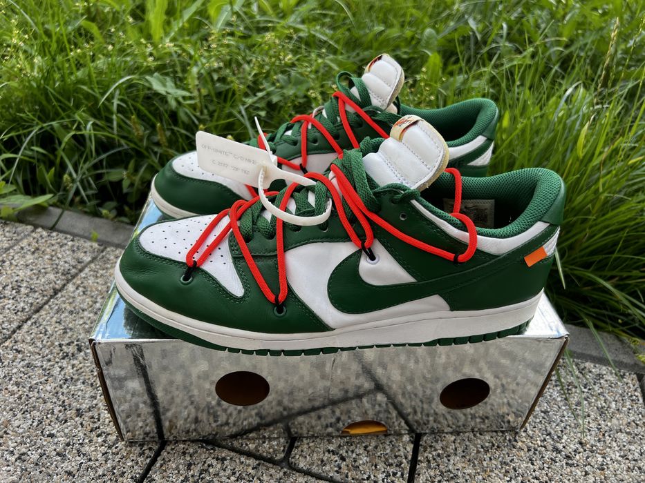 Nike Off White Dunk Low Pine Green nr.46