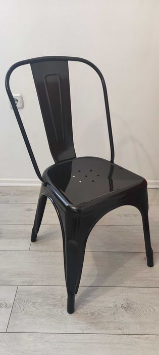 Метален стол жълт и черен