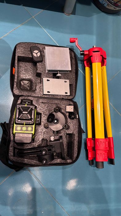 4D лазерен нивелир – 16 зелени лини