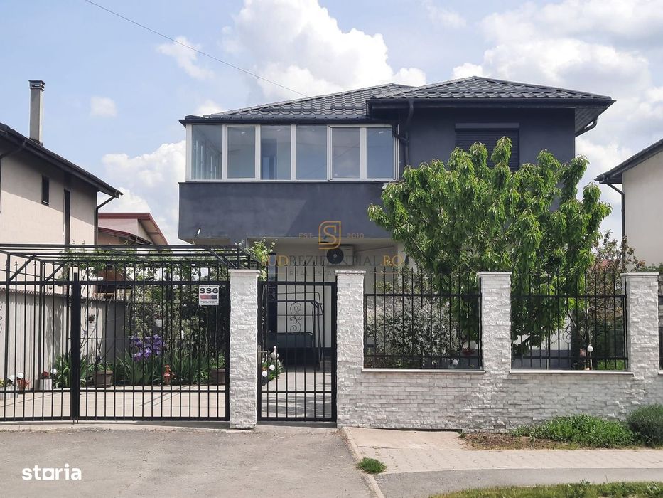 Vila individuala, 4 camere, curte 290 mp, mobilata si utilata, Ilfov