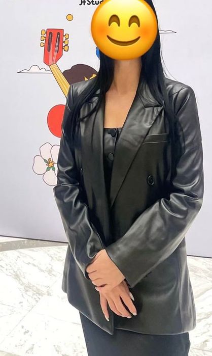 Пиджак из экокожи Pull&Bear