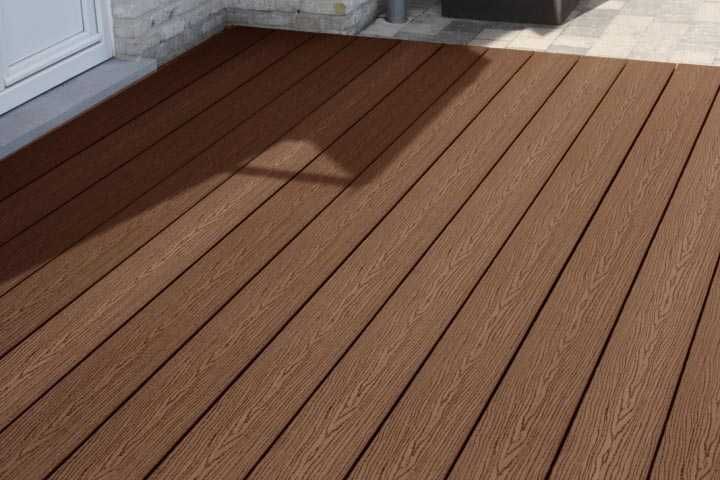 Террасная доска ДПК T-DECKS