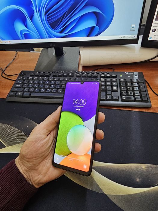 SamsungA22 64gb(2022)ideal iwlawi zur aybi yuq tozza telefon