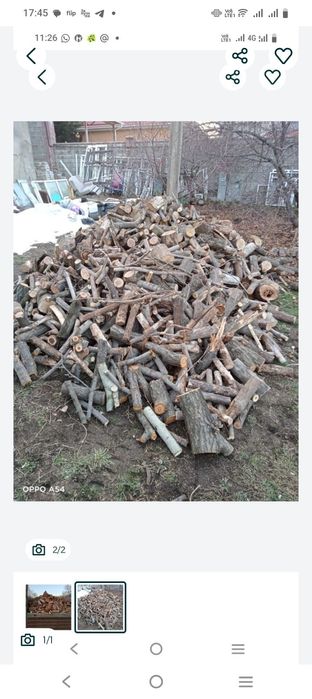 Дрова продается из карагача.