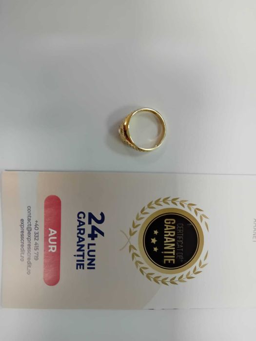 (Ag33) Inel Aur 14K/Garantie 2 ani