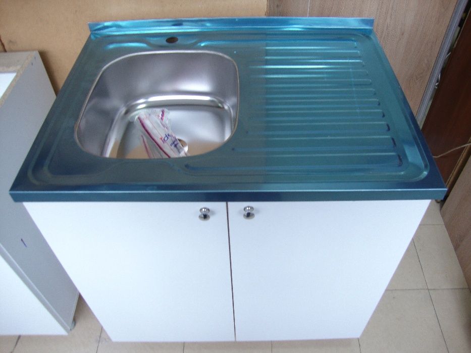 Нов Кухненски шкаф с мивка 18см Kuhnenski shkaf s mivka 80/60 кухня
