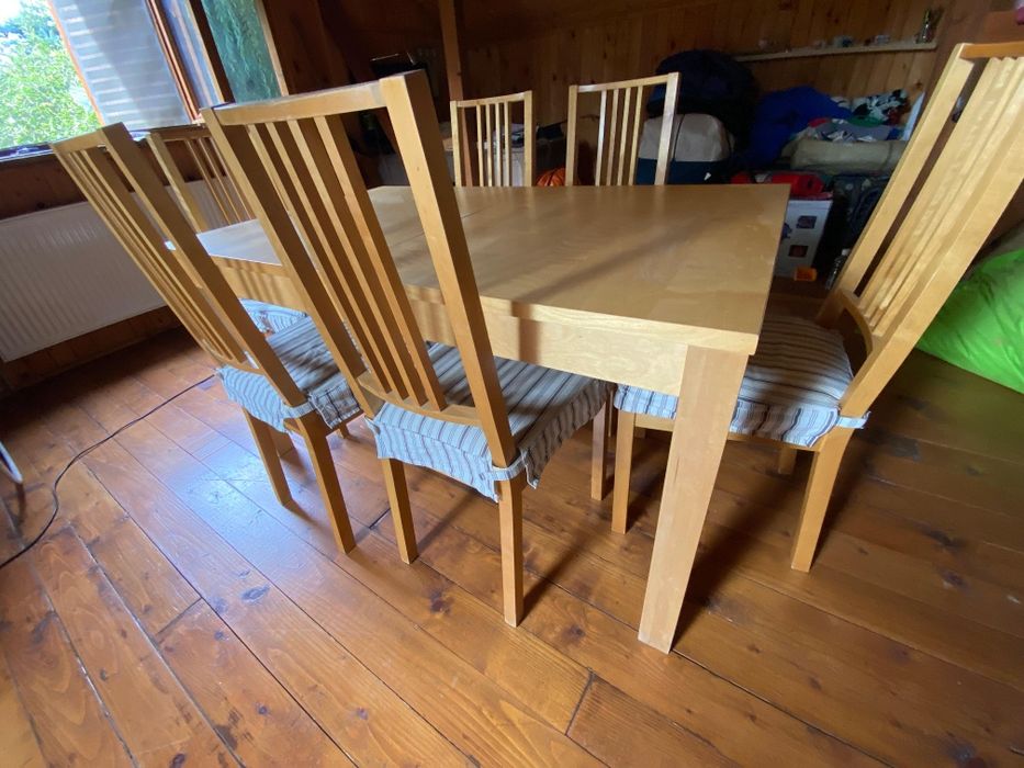 Masă extensibilă +scaune  IKEA