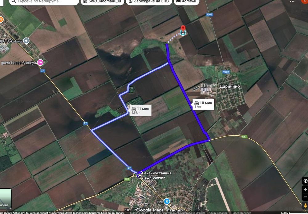 Продава се Земеделски имот в с. Царичино, Област Добрич -  кв.м за 2550 €/дка - Снимка #3