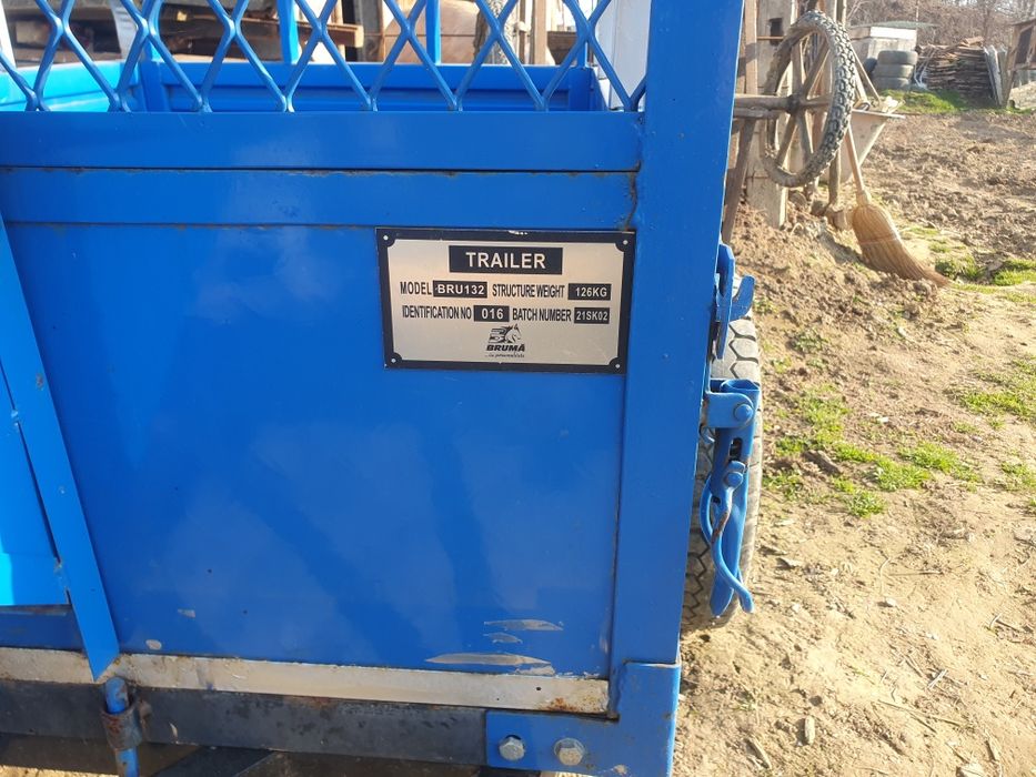 Remorca motocultor BRUMA ORIGINALA